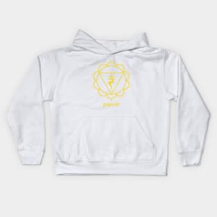 Chakra Plexus Solaire - Pouvoir Kids Hoodie